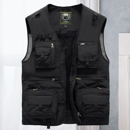 Alessandra – Net Vest Cargo with Pockets