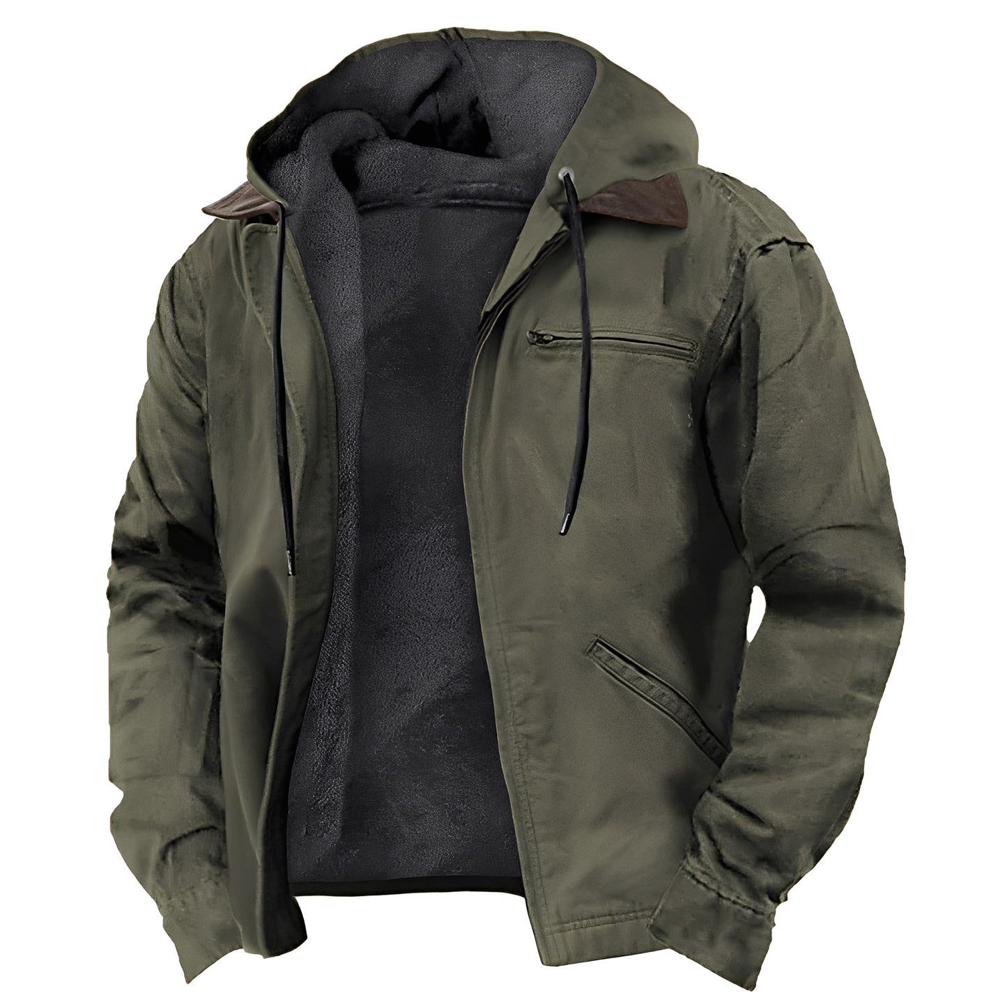 Derrick - men's hoodie with many pockets and warm style