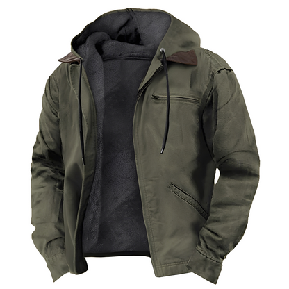 Derrick - men's hoodie with many pockets and warm style