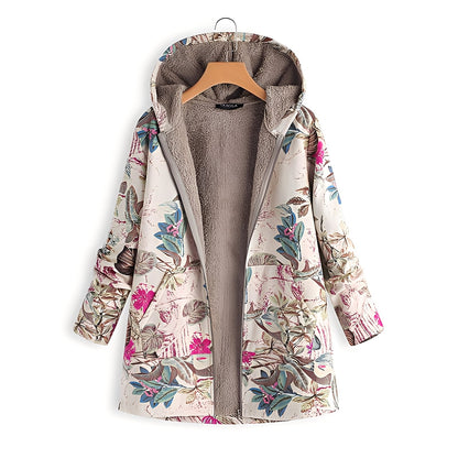 Kayla - Retro hooded jacket for women