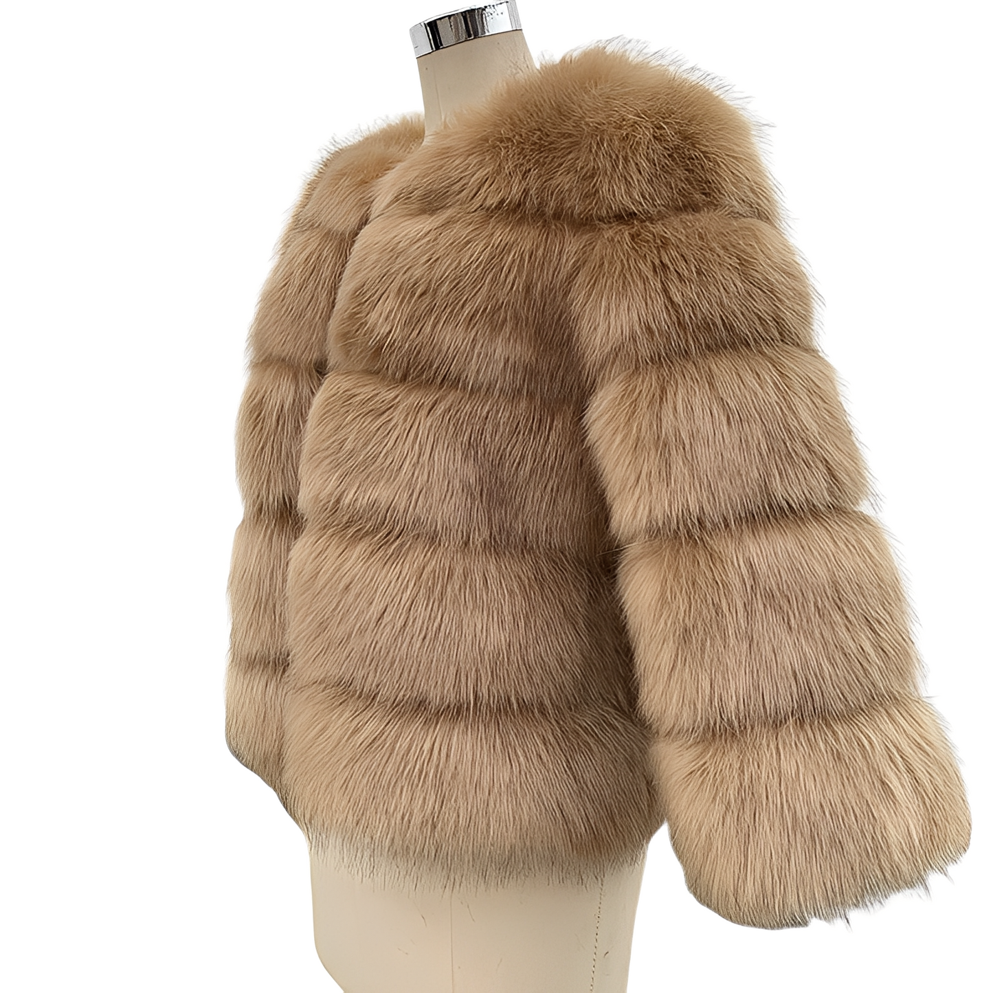 Amelia - Fashionable, warm women's faux fur jacket