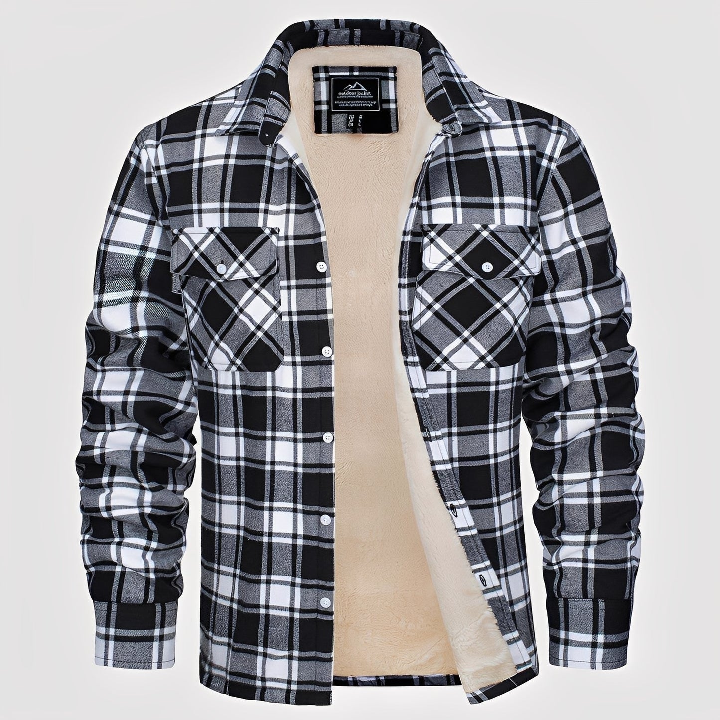 Albert - men's jacket with checkered design
