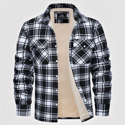 Albert - men's jacket with checkered design
