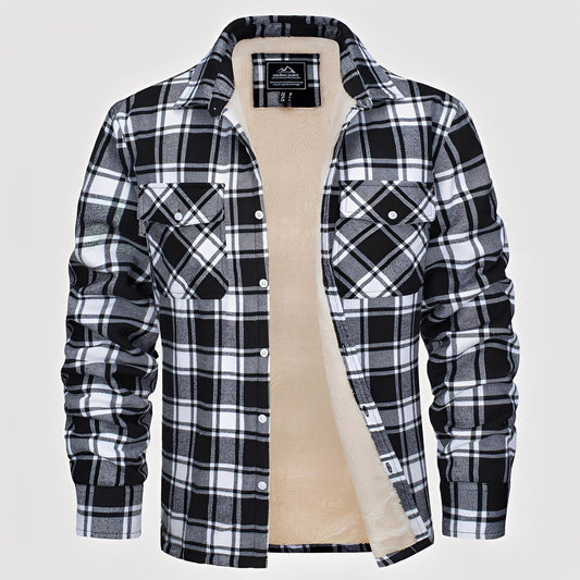 Albert - men's jacket with checkered design