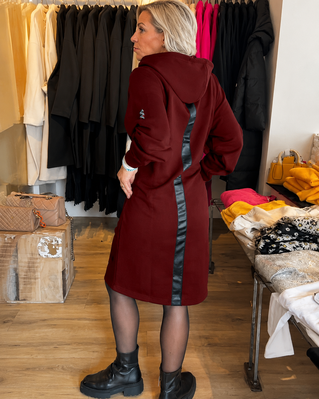 Annette - Stilvolles Hoodie-Kleid