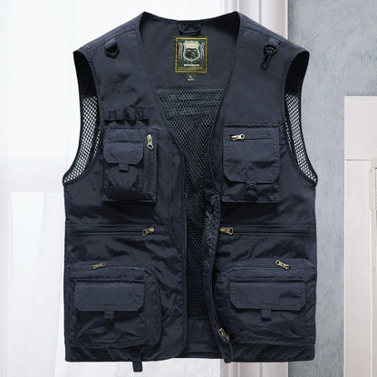 Alessandra – Net Vest Cargo with Pockets