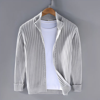 Jacquy - Modern men's knit cardigan