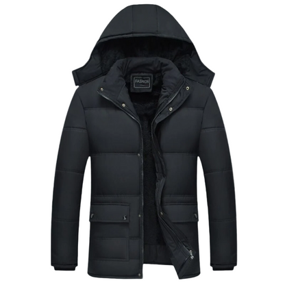 Hugo – Black Winter Coat Men