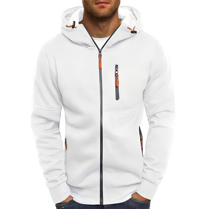 Miller - Comfortable Men's Jacket with Hood and Zipper