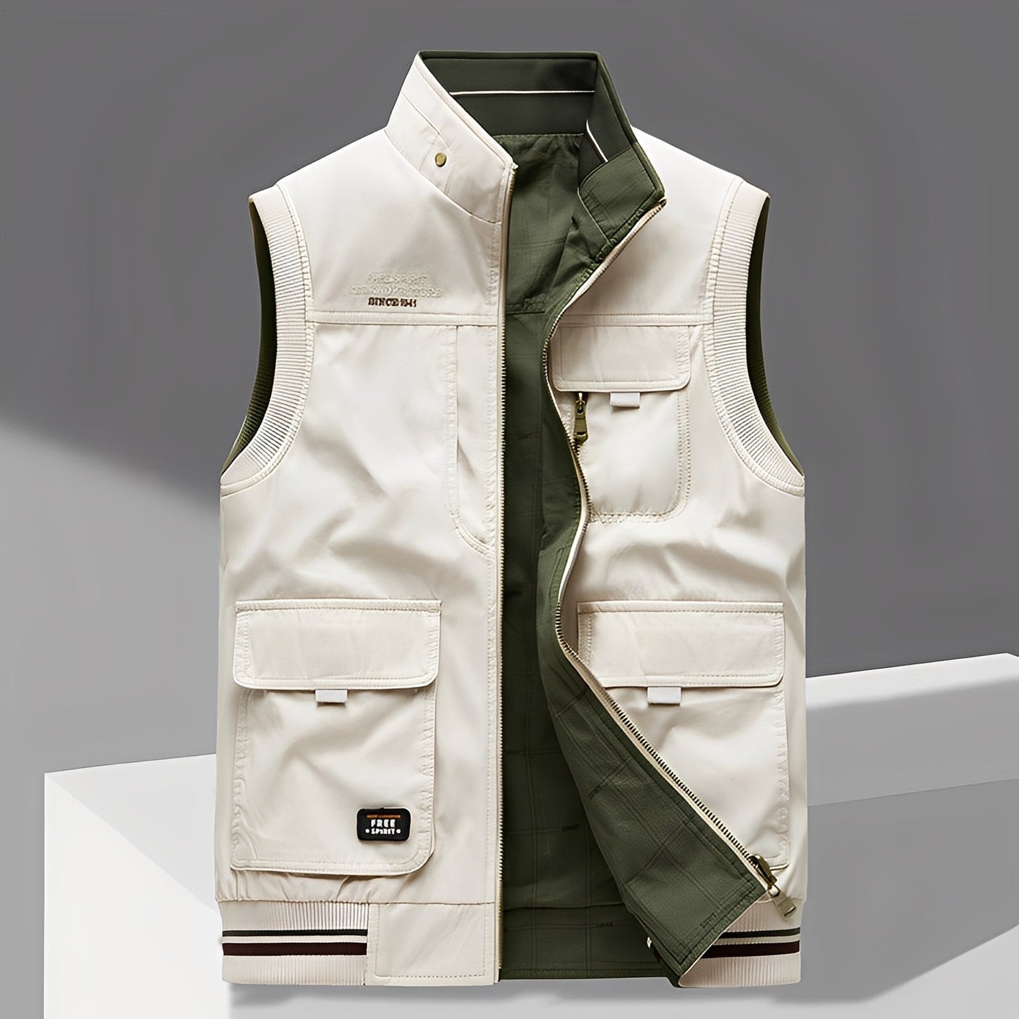 Géraud - Edle Weste mit vielen Taschen für Herren