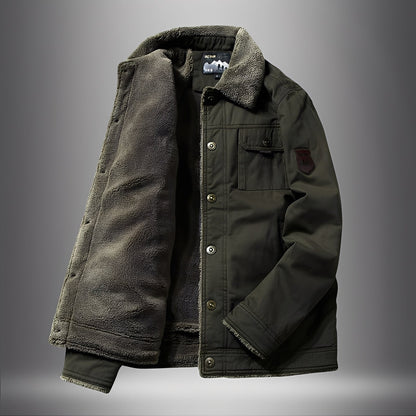 Theo - Modern, thick jacket with fleece lining for men