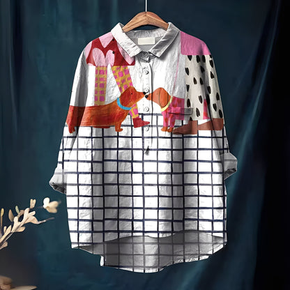 Gwenaël - Traditional women's long-sleeve shirts