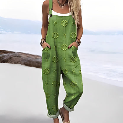 Gladys - Artistic wide jumpsuit for women