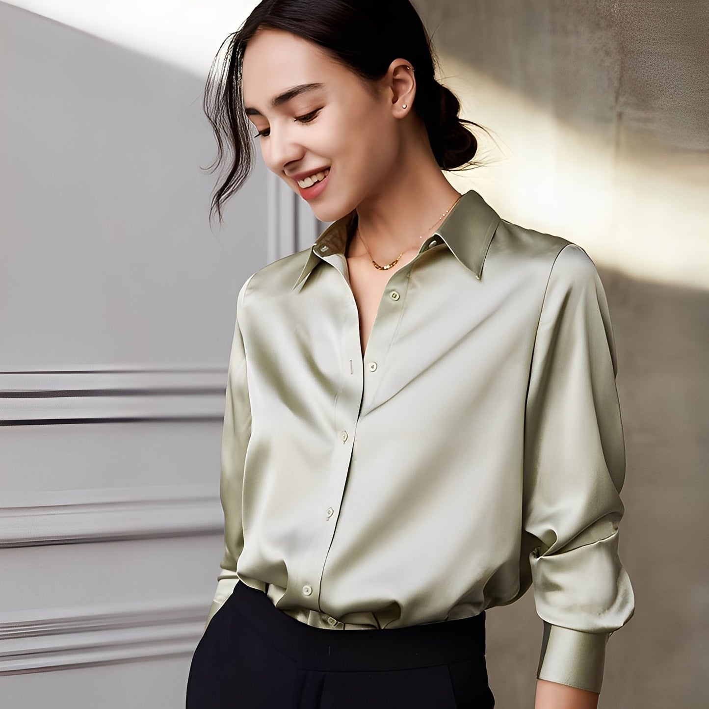Mauricette - Stylish long-sleeve blouses for women