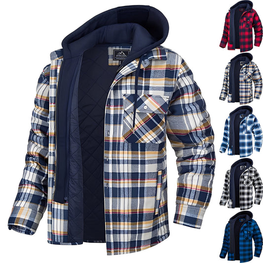 Hero - Warm men's winter jacket with hood