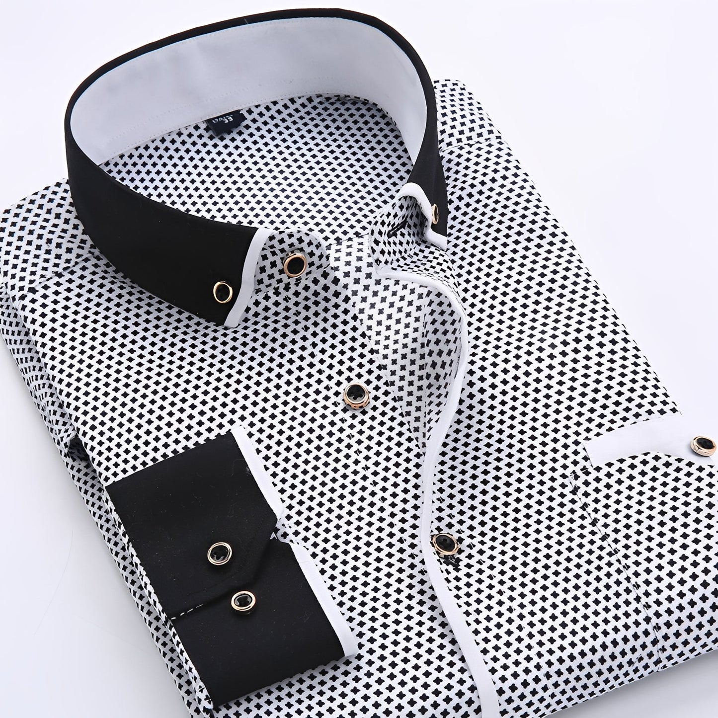 Nolhan - Klassisches Hemd mit langen Ärmeln für Herren