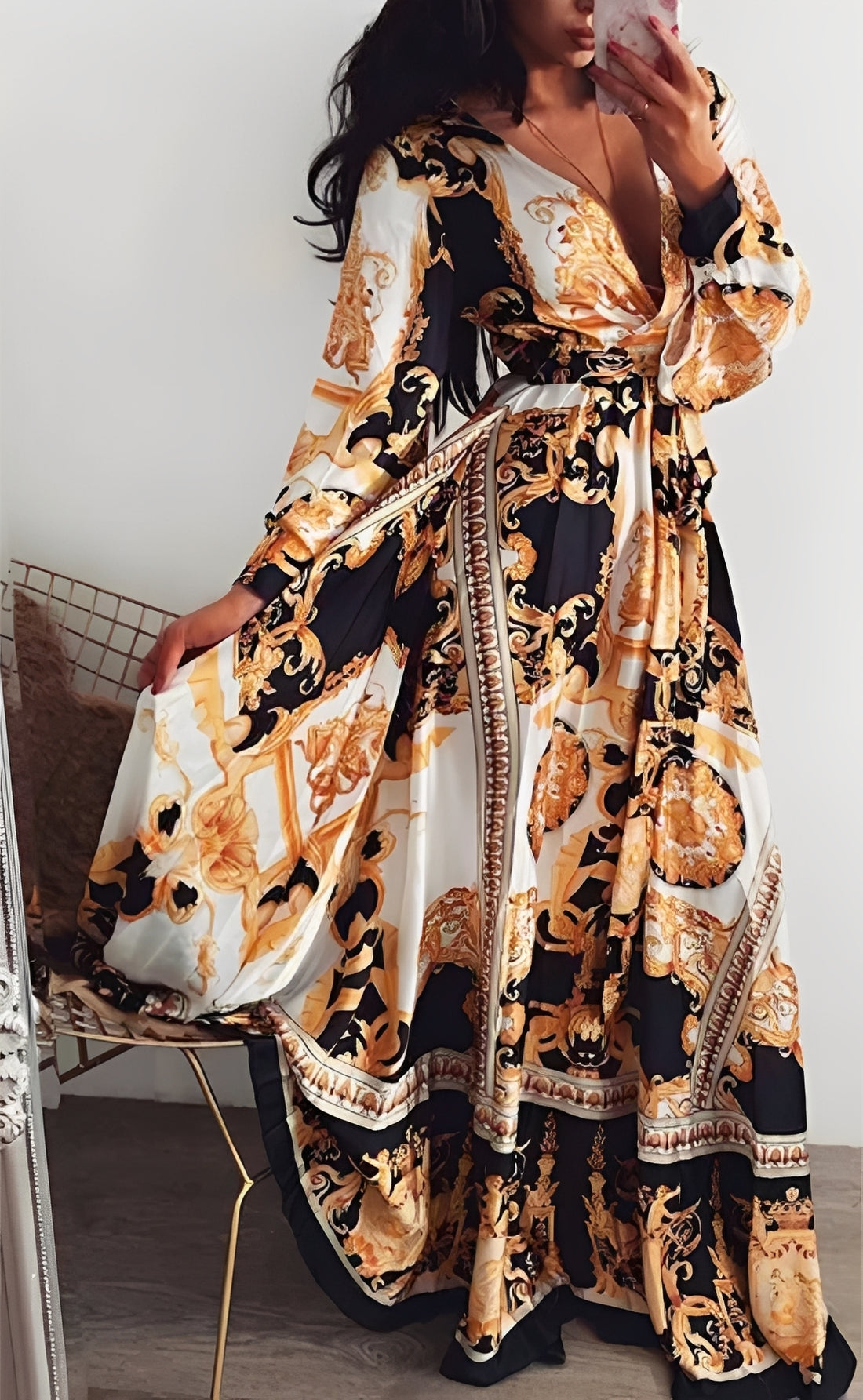 Stacey - Stilvolles Maxikleid mit Schlitz für Damen