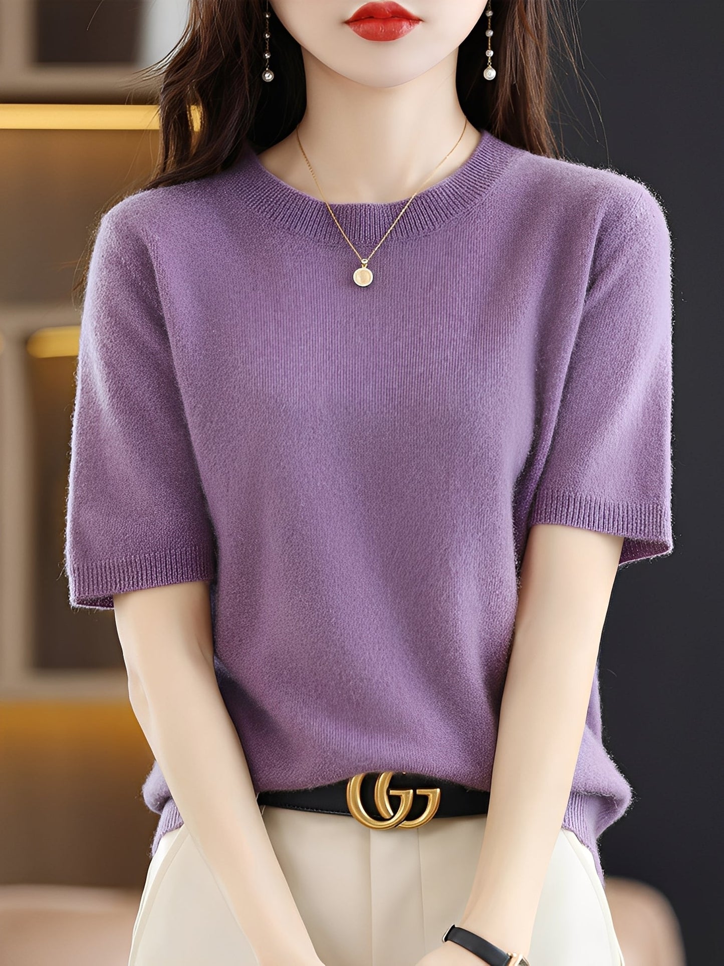 Blandine - short-sleeve pullover for women