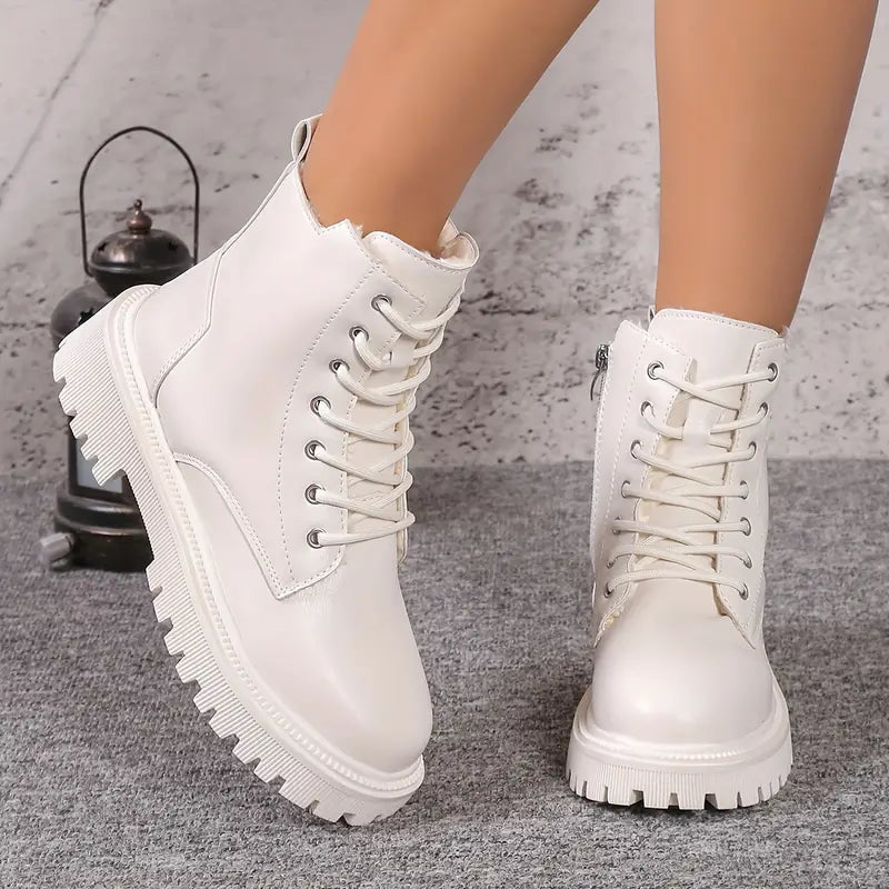 Keelin – Plateaustiefel mit Plüsch