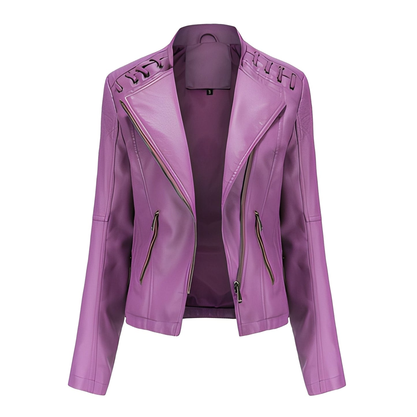 Inès - Stylish leather jacket for women