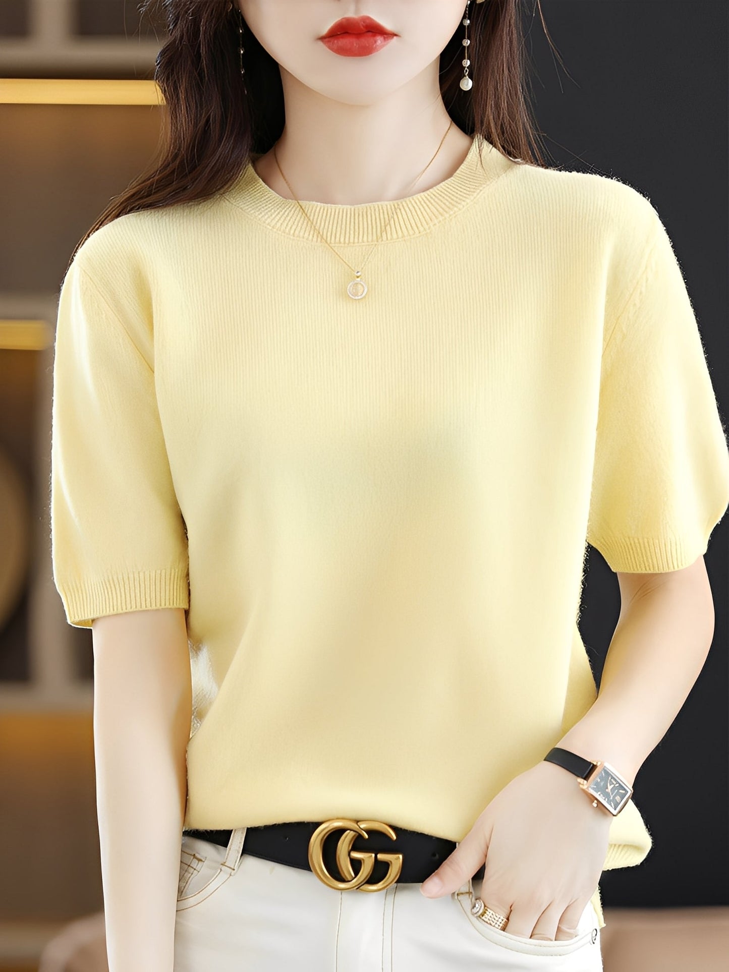 Blandine - short-sleeve pullover for women