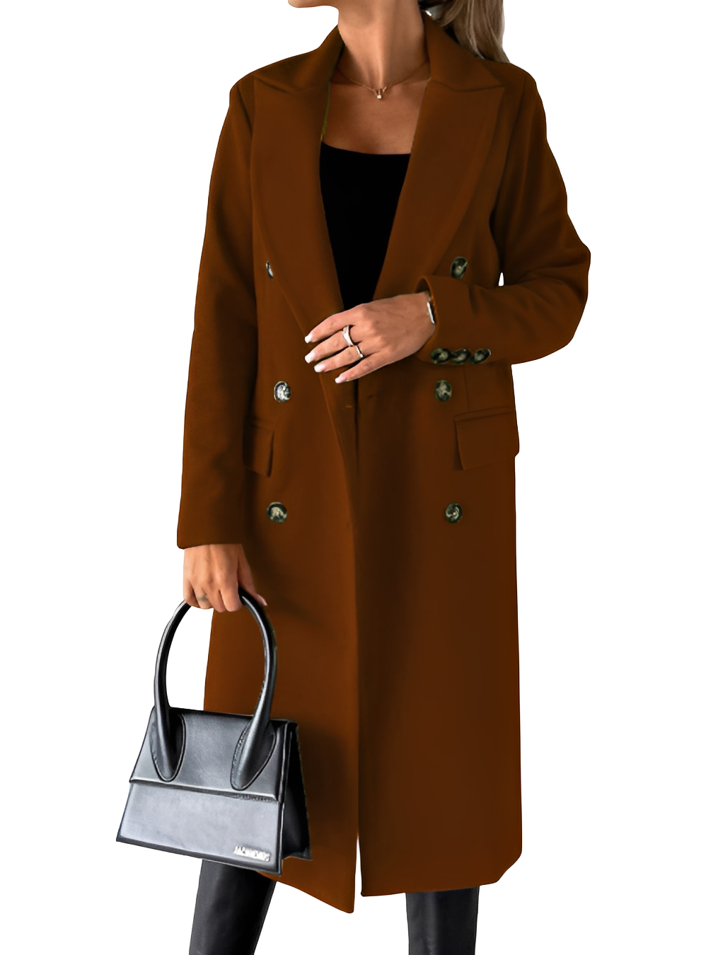 Rachelle - Stylish and warm women's trench coat