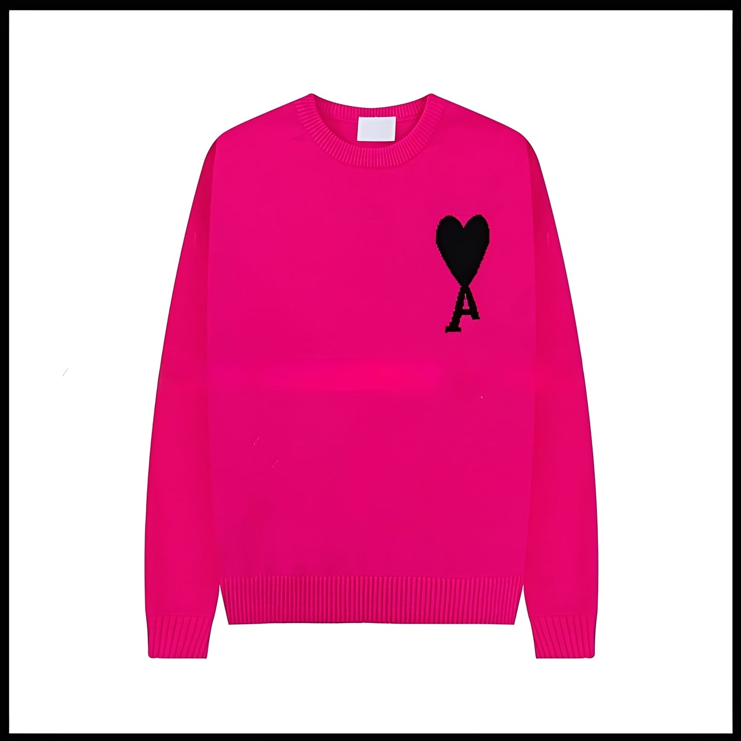 Aurélia - Damenpullover mit herzförmiger Stickerei