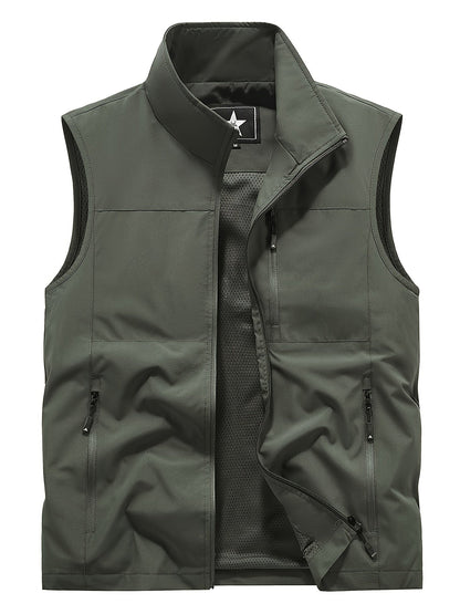 Enrico – Vest with zipper pockets