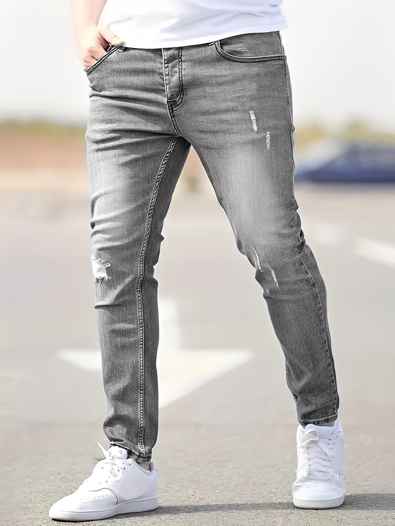 Jenson - Stilvolle Skinny Jeans mit Rissen für Herren