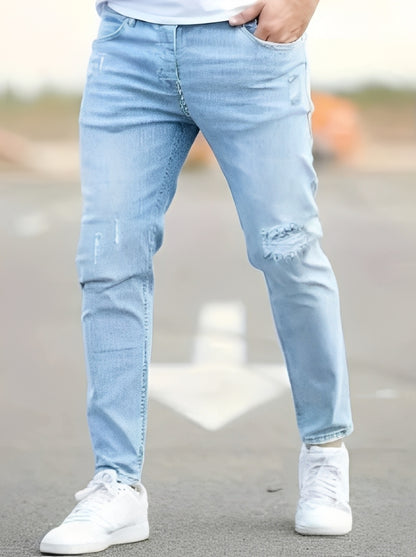 Jenson - Stilvolle Skinny Jeans mit Rissen für Herren