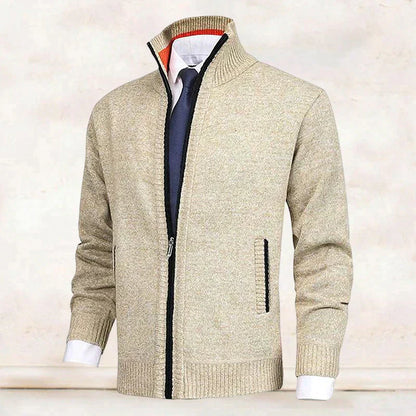 Saber – Cardigan with Stand-Up Collar