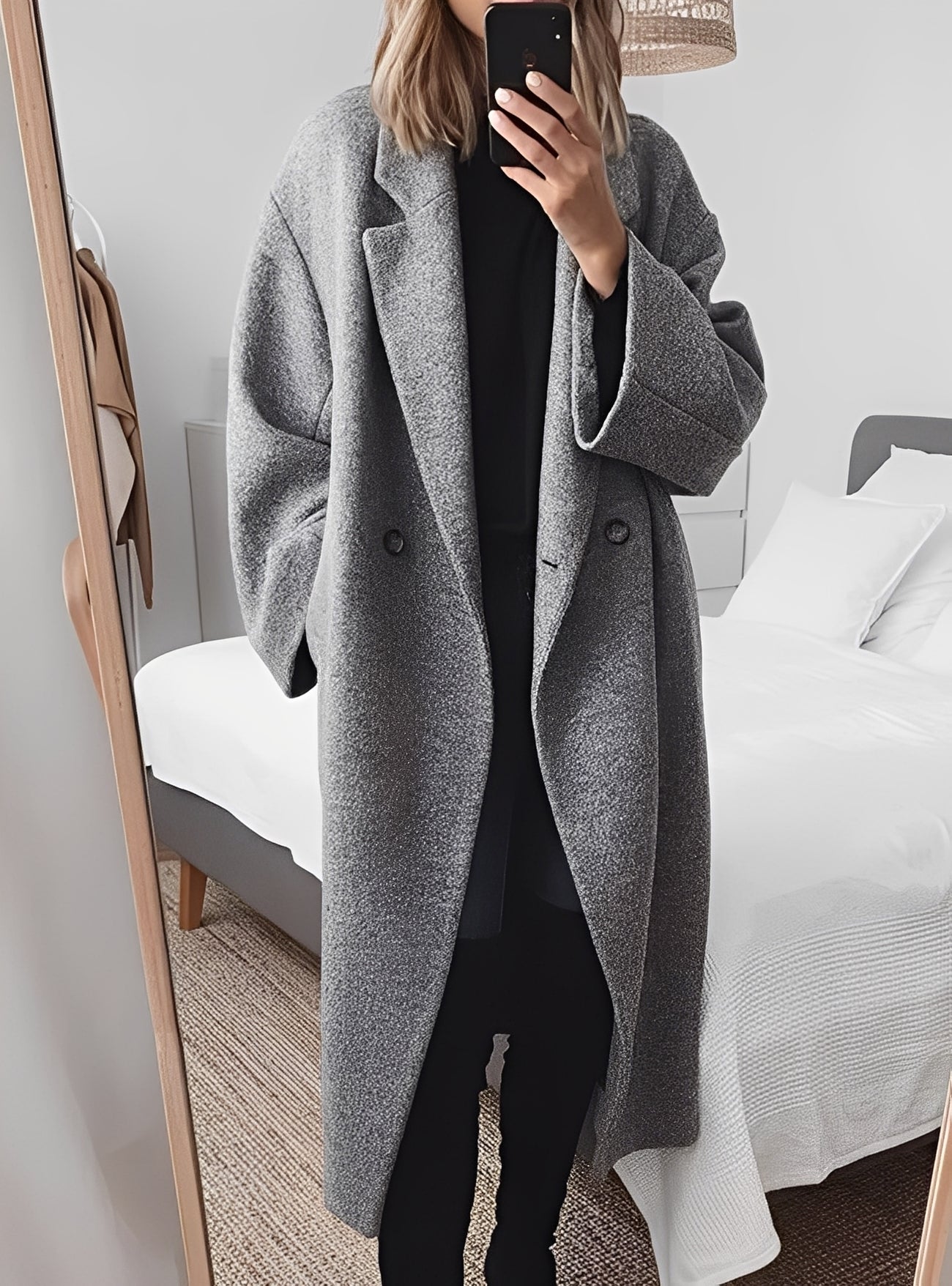 Carolane - Women's Oversize Wool Coat