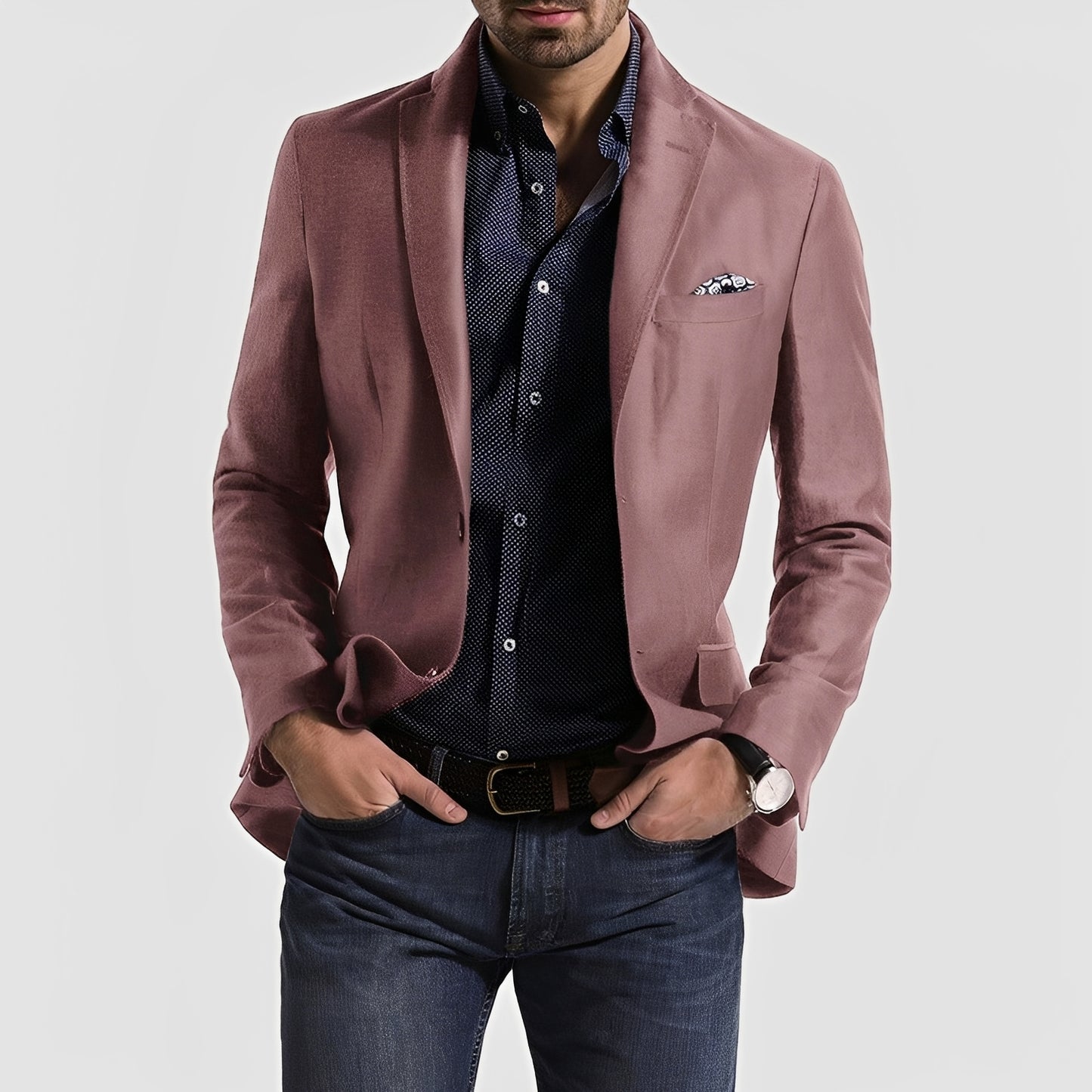 George - Eleganter Blazer mit Zwei-Knopf-Verschluss für Herren