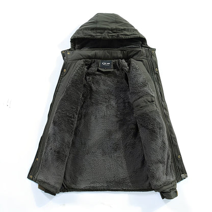 Bryan - Vielseitige Herrenjacke mit Fleece-Innenfutter und Kapuze