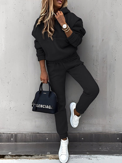 Dianna - Trendy women's jogging set with hood