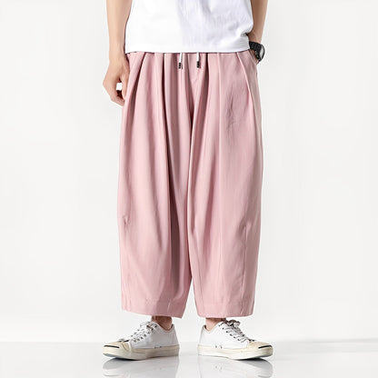 Adam - men's trousers made of cotton with wide leg