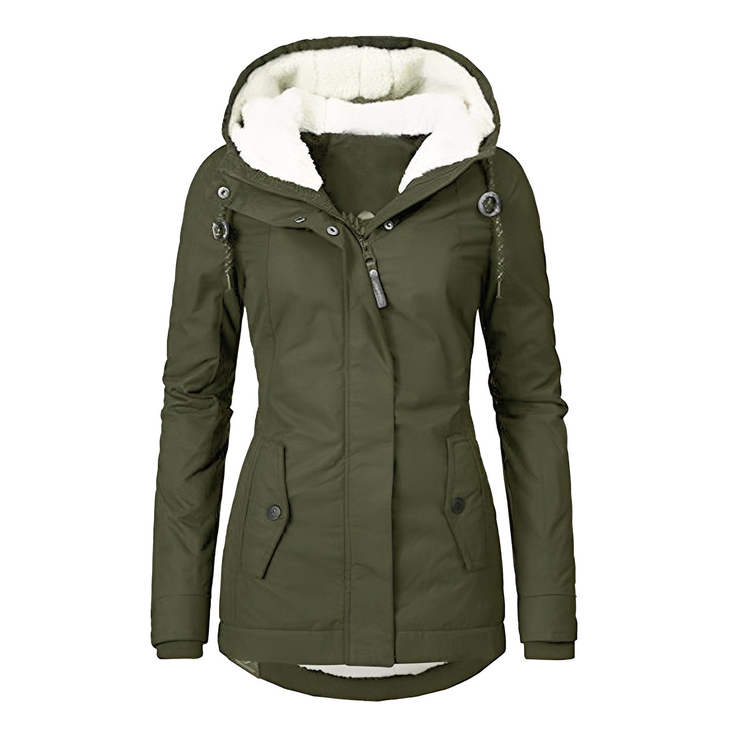 Melba - Warmer, waterproof women's coat with hood