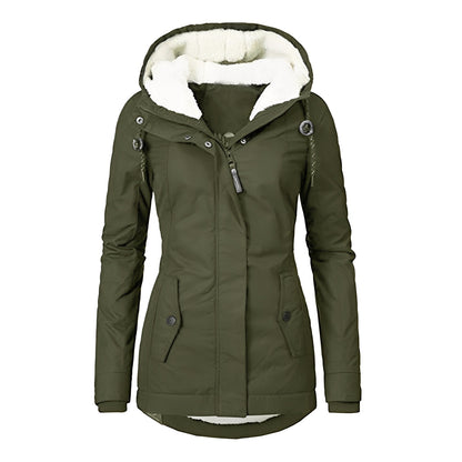 Melba - Warmer, waterproof women's coat with hood