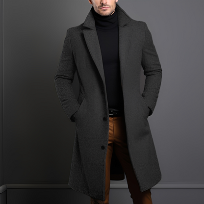 Kévin - Classic men's coat with lapels