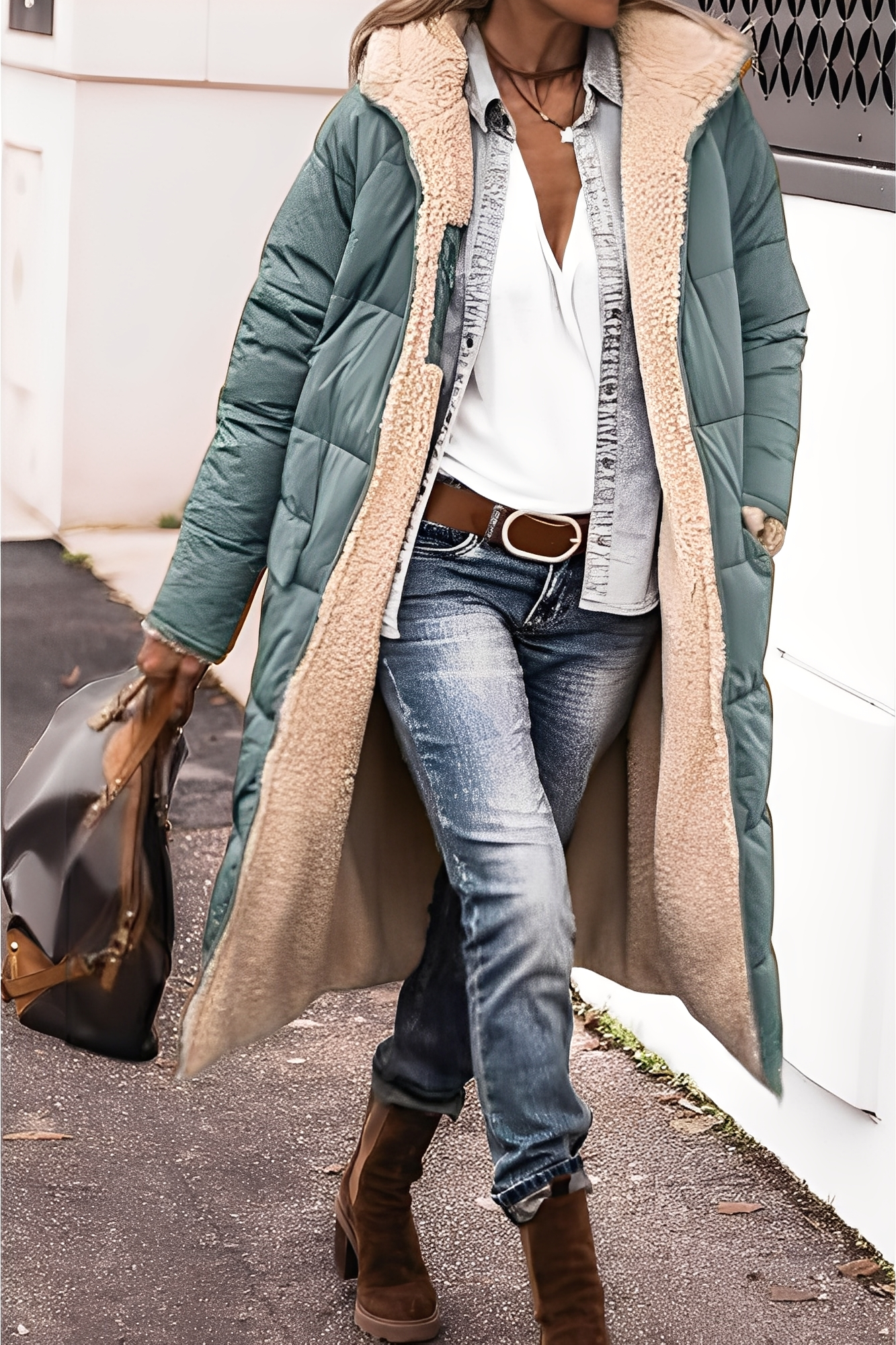 Carina - Stylish women's parka with hood