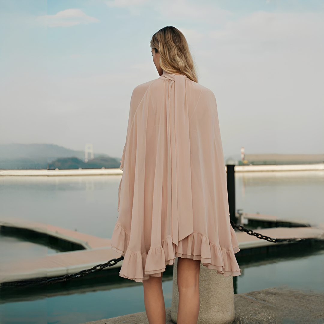 Zhuchin - Elegantes Rüschenkleid
