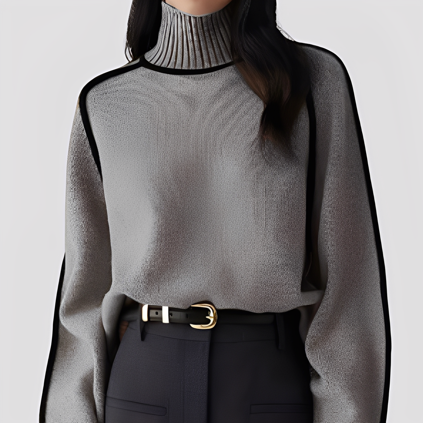Azalea - Stylish, relaxed women's turtleneck sweater