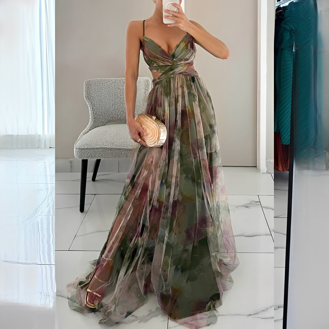 Lucinda - Elegantes und fließendes Maxikleid