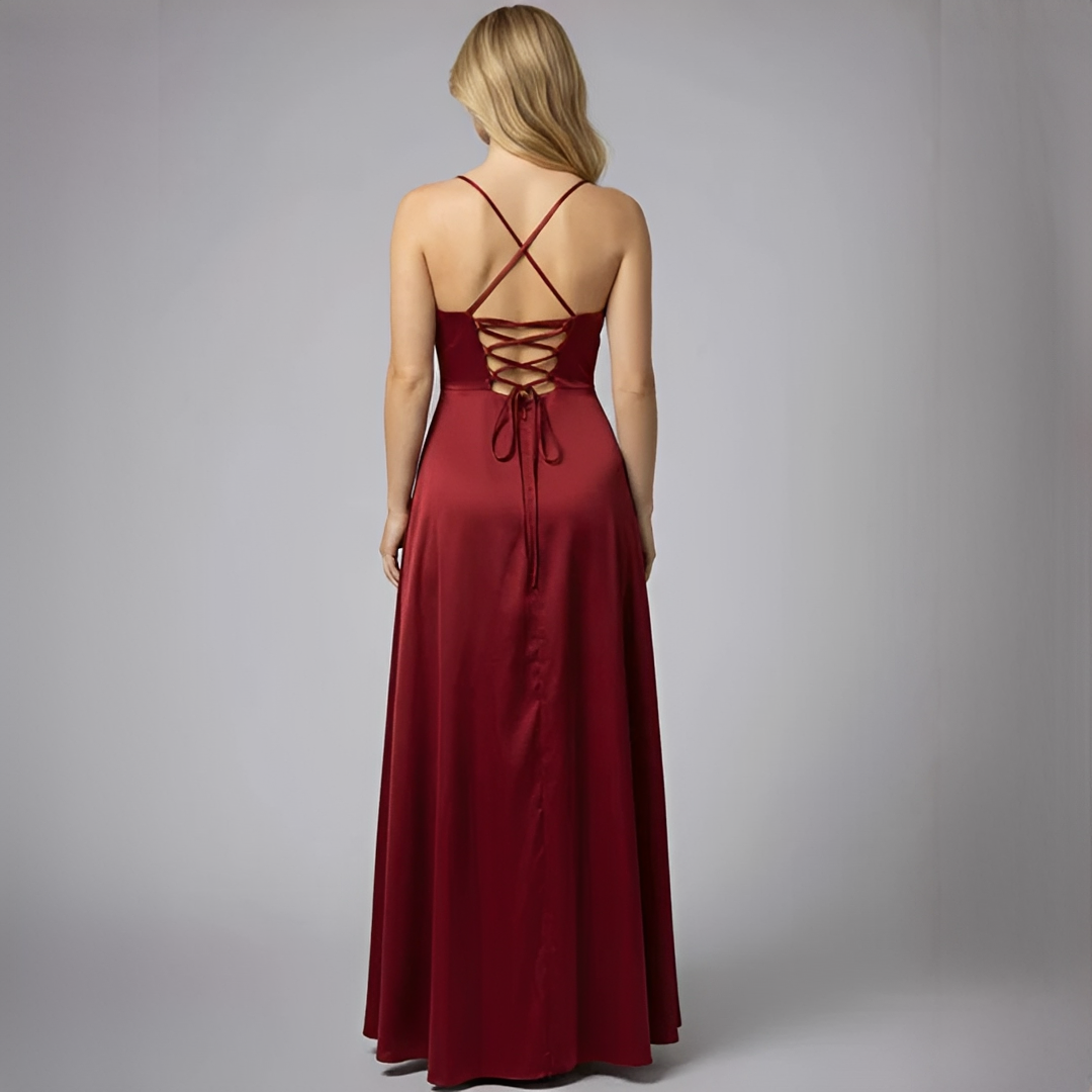 Glenda - Elegant fließendes Damenkleid