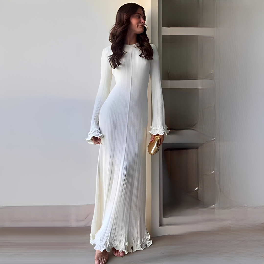 Lebeth - Stilvolles Kleid mit langen Ärmeln
