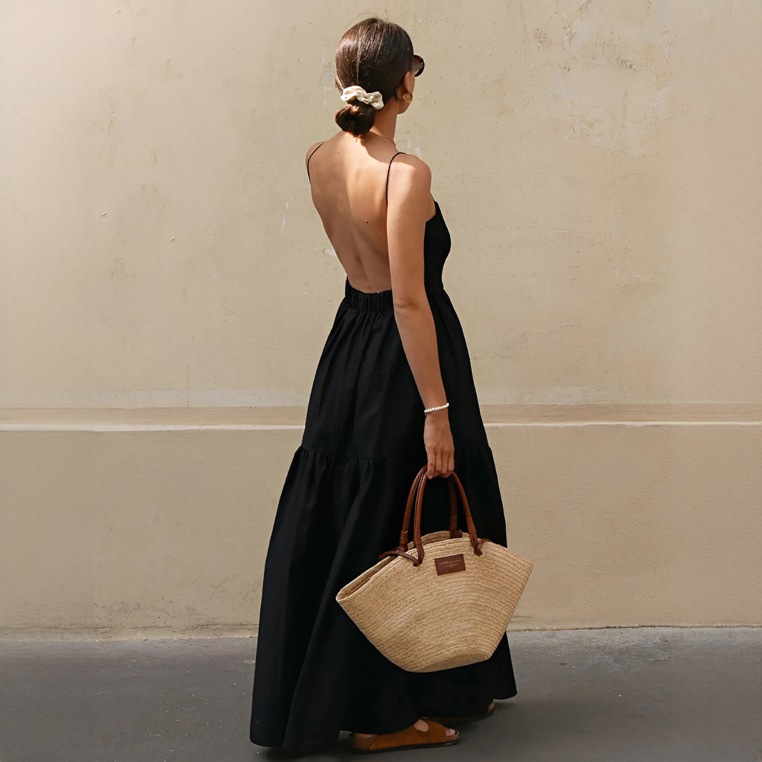 Melou - Stilvolles und elegantes langes Kleid