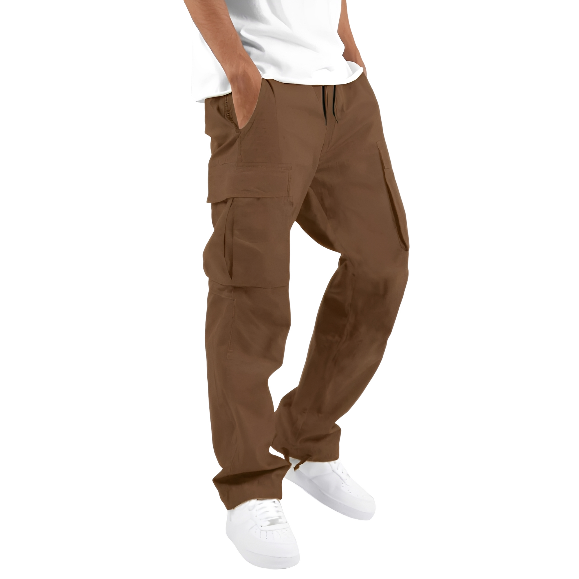 Cooper - Weite Herren-Cargohose mit Kordelzug