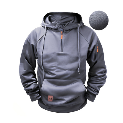 Gildas - Casual men's hooded jacket