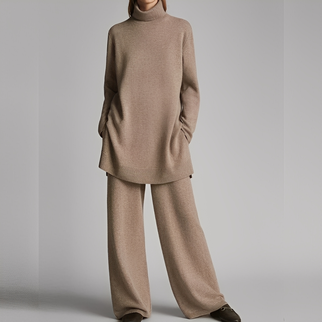 Mireille - Light Set of Sweater and Winter Pants for Women