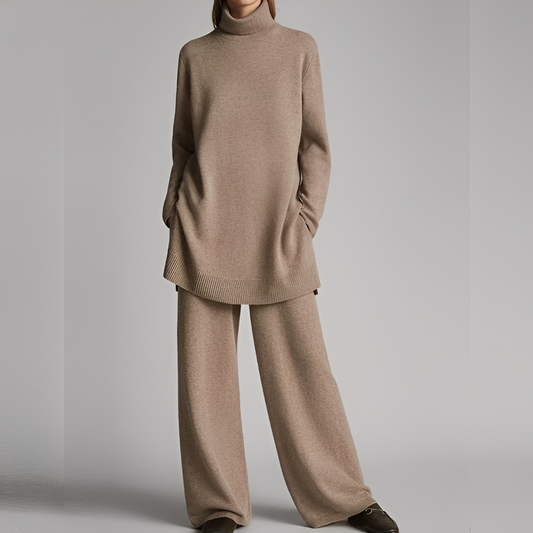 Mireille - Light Set of Sweater and Winter Pants for Women